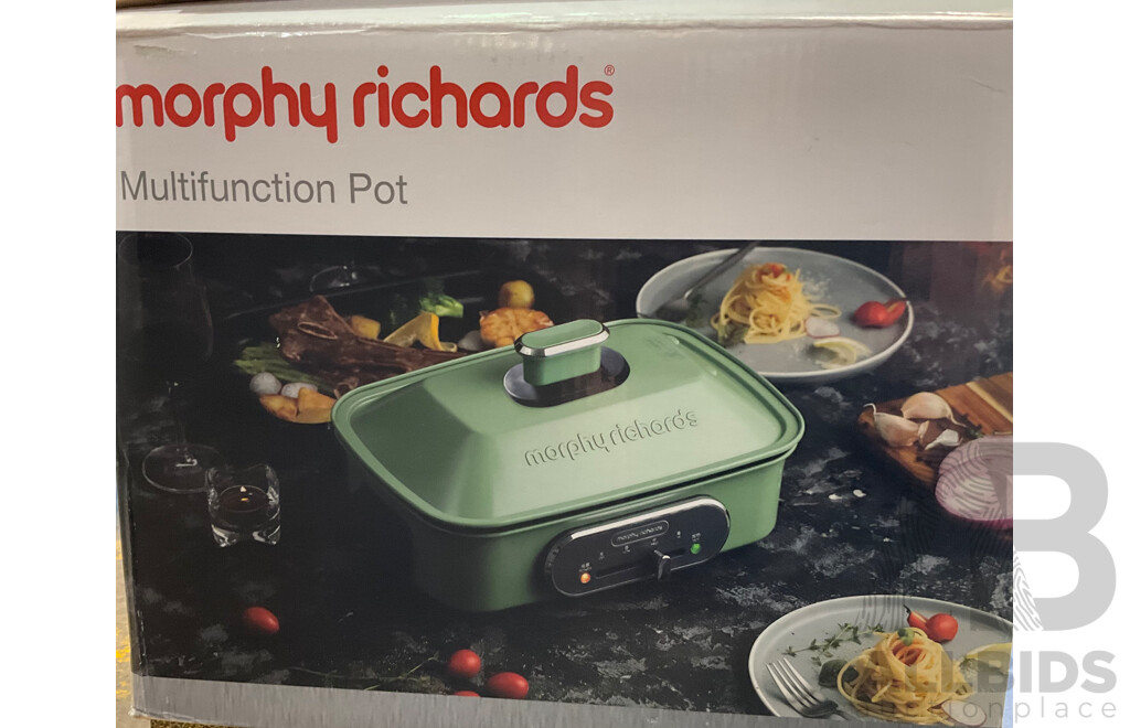 MORPHY RICHARDS Multifunction Pot (GREEN) - ORP $199.97