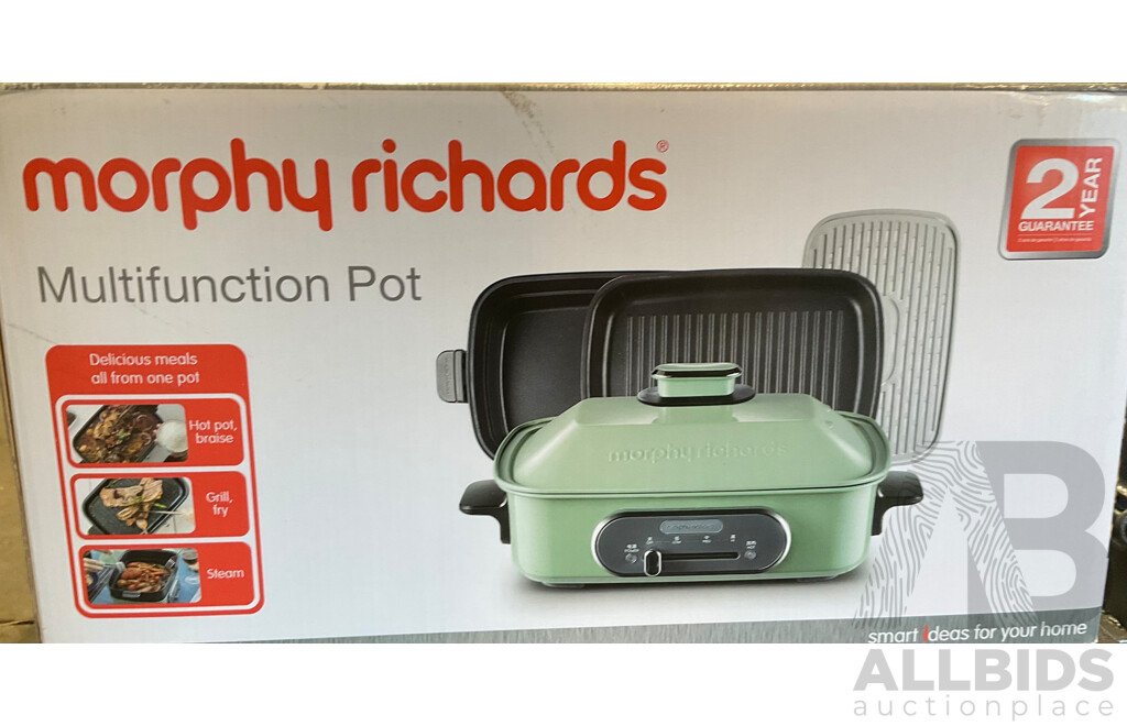 MORPHY RICHARDS Multifunction Pot (GREEN) - ORP $199.97