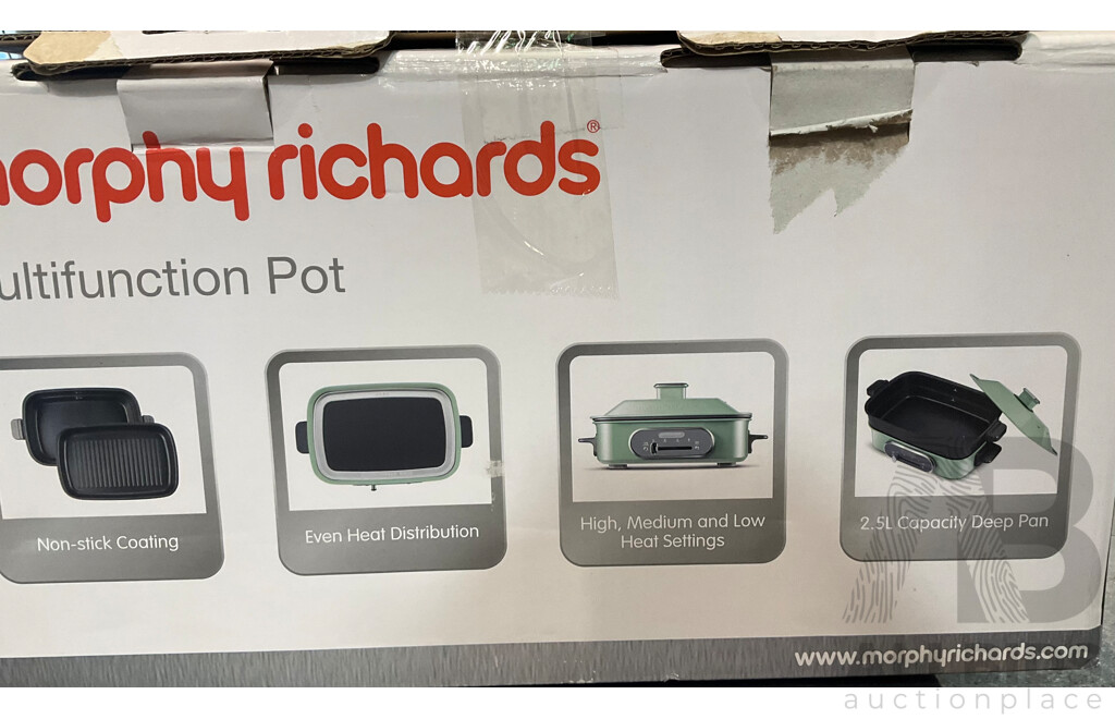 MORPHY RICHARDS Multifunction Pot (GREEN) - ORP $199.97
