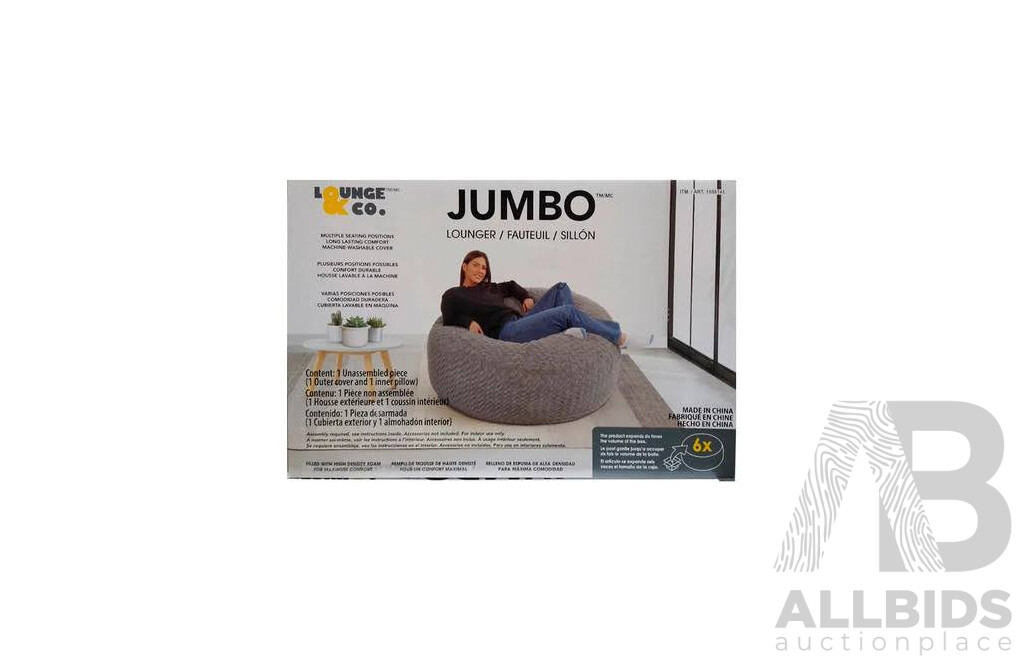 LOUNGE CO Jumbo Lounger   - Estimated ORP $149.99