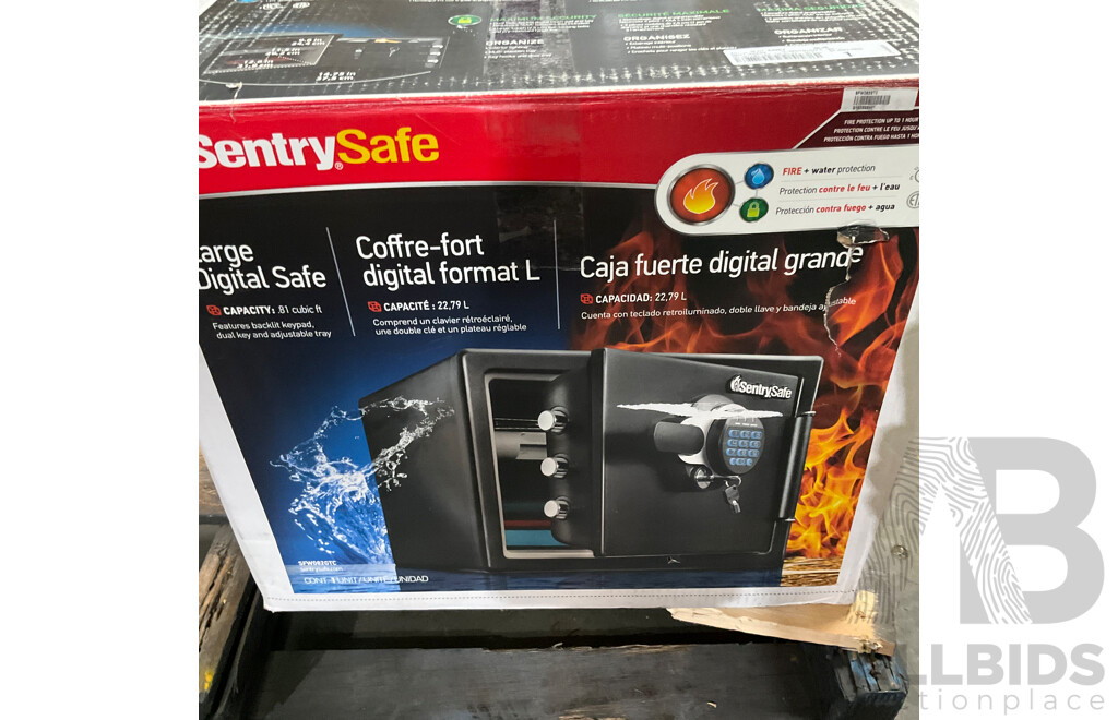 Sentry Safe Digital Fire/Water Safe 22.8L - ORP $329.99