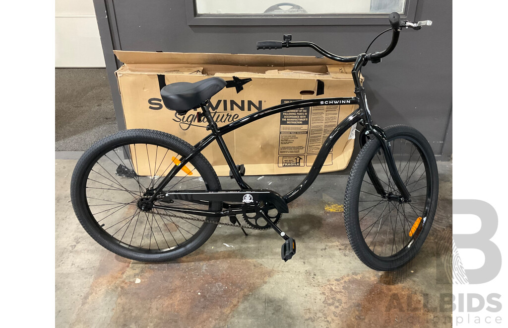 SCHWINN S1 Cruiser Bike Black - ORP $349.99