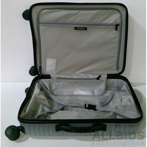 Samsonite (682826) STACKIT Hardside Luggage Set 2 Piece (Silver) -  ORP $299.99