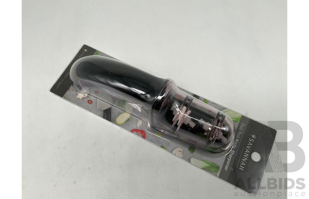 SAVANNAH 19cm Duo Roll Knife Sharpener - LOT of 60 - Estimated Total ORP $1000