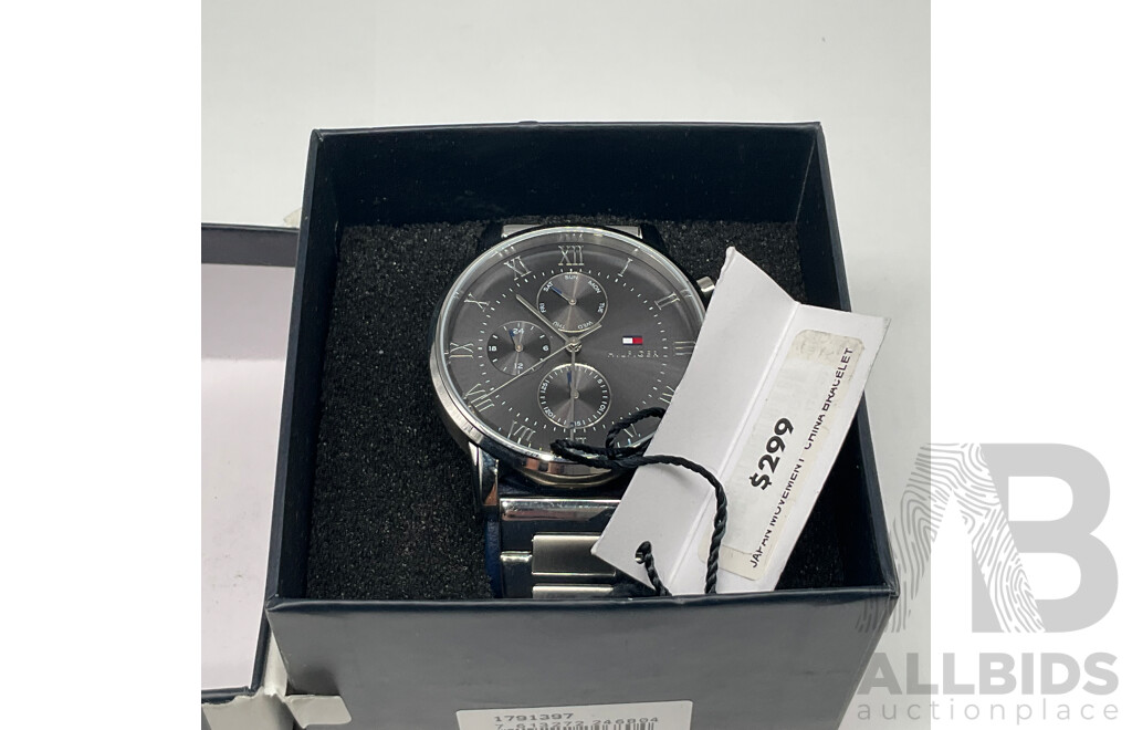 TOMMY HILFIGER (1791397) Multi-Function Steel Men's Watch  - ORP $299.00