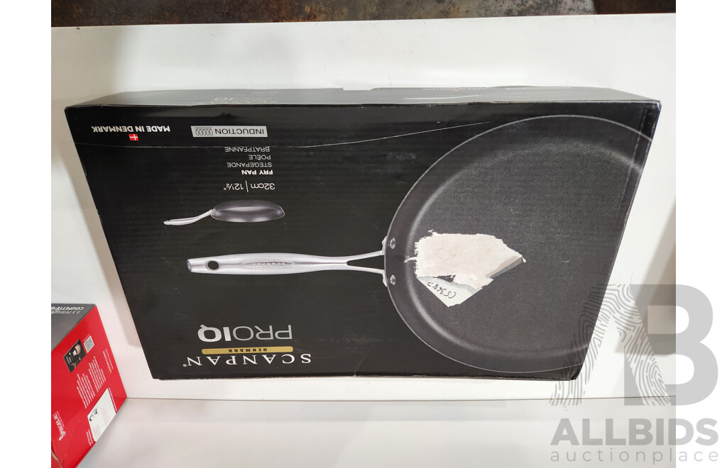 Assorted Lot of Kitchenware - Including: Scanpan Fry Pan, S&P Tea Cup & Saucer Sets, Staub Cocotte Pot and More - Lot of 11 - Estimated Total ORP $962