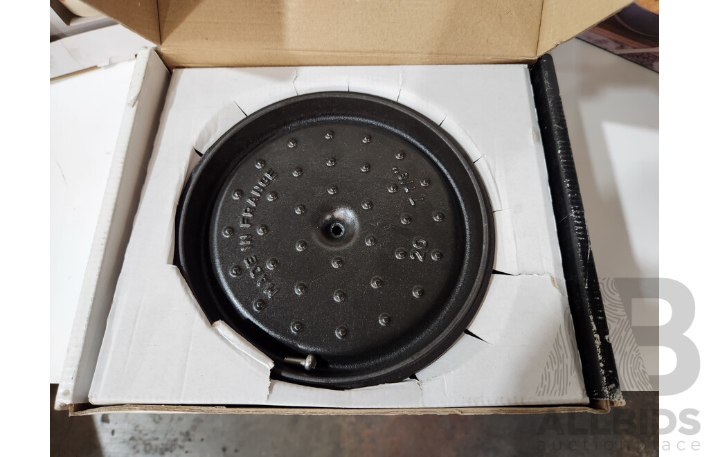 Assorted Lot of Kitchenware - Including: Scanpan Fry Pan, S&P Tea Cup & Saucer Sets, Staub Cocotte Pot and More - Lot of 11 - Estimated Total ORP $962