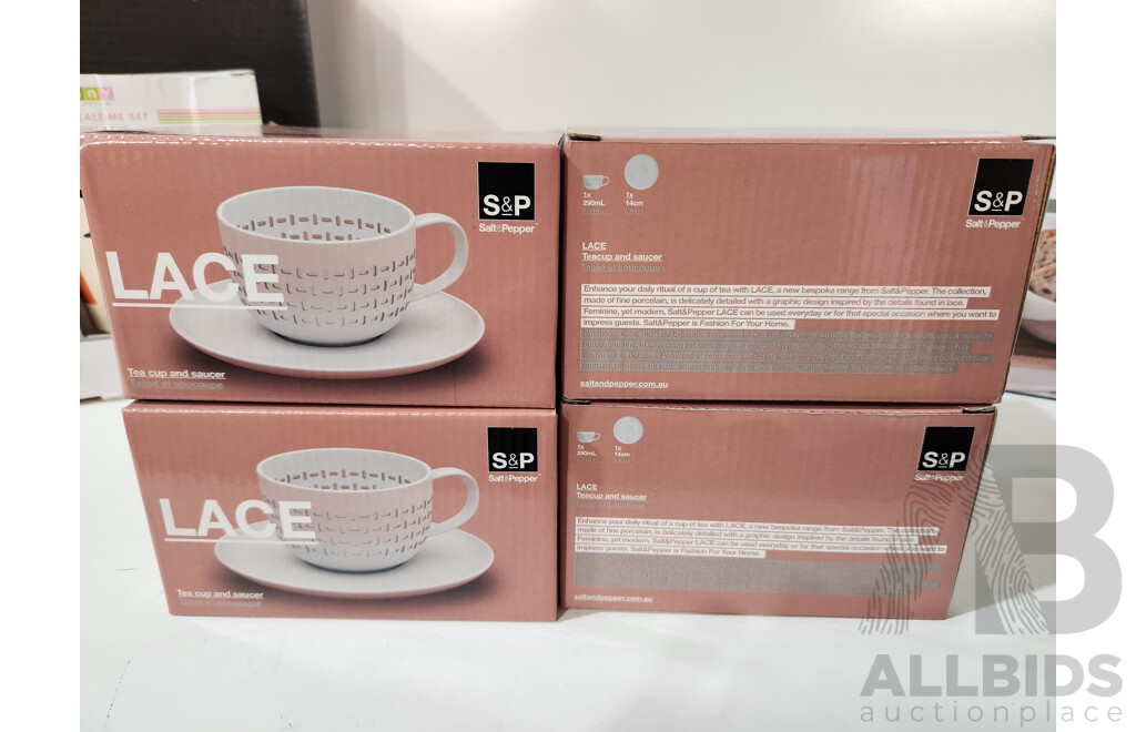 Assorted Lot of Kitchenware - Including: Scanpan Fry Pan, S&P Tea Cup & Saucer Sets, Staub Cocotte Pot and More - Lot of 11 - Estimated Total ORP $962