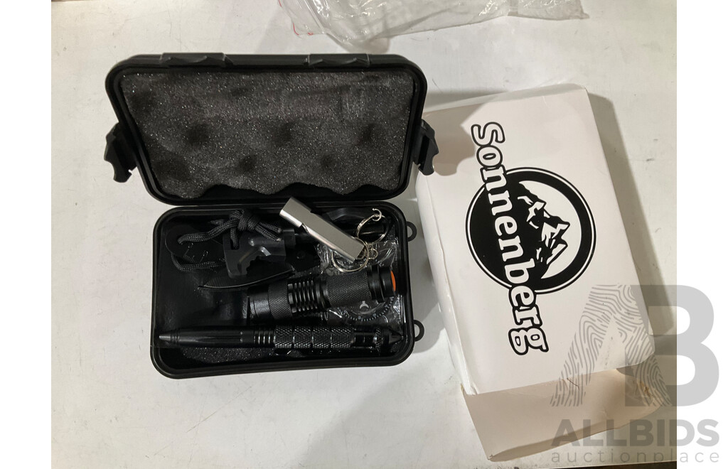 LOGITECH MK545 Advanced Wireless Keyboard & Mouse Combo (X2), EDIFIER USB K800 Headphones, LENOXX Super Radio & Assorted Items - Lot of 10 - Estimated Total ORP $500.00