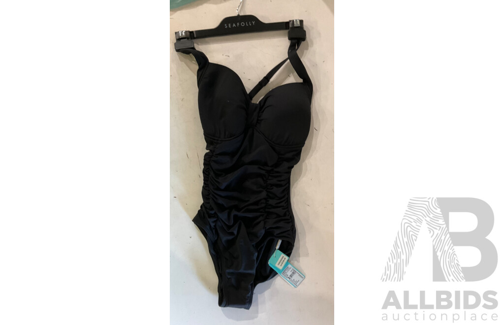 SEAFOLLY, MILEA Women's Swimwear (SIZE S/10) - Lot of 13 -  Estimated Total ORP $1000.00