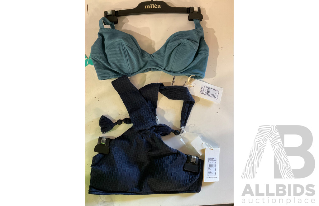 SEAFOLLY, MILEA Women's Swimwear (SIZE S/10) - Lot of 13 -  Estimated Total ORP $1000.00