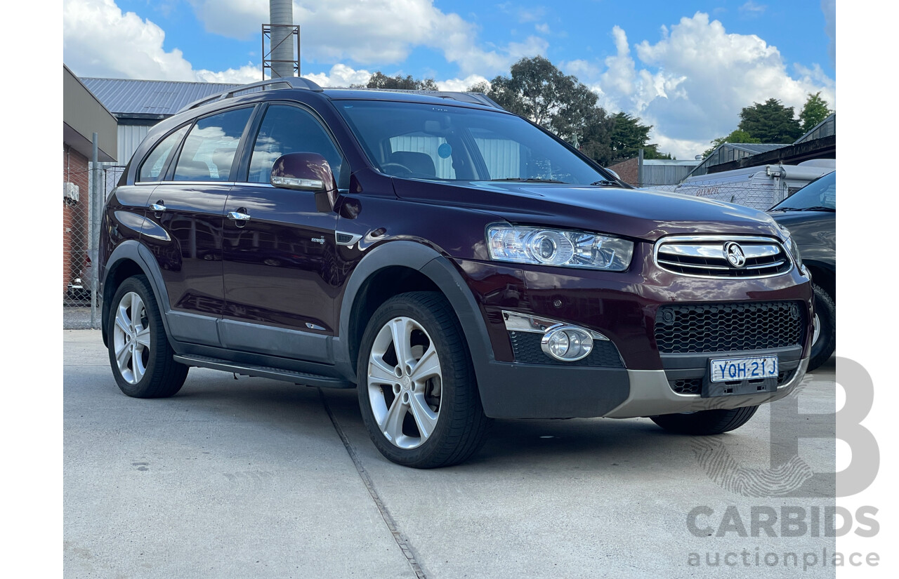 7/2012 Holden Captiva 7 LX (4x4) CG SERIES II 4d Wagon Red 2.2L