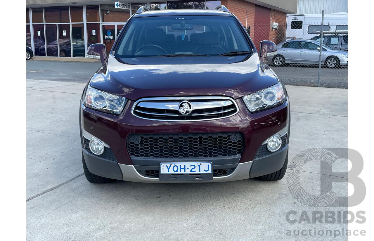 7/2012 Holden Captiva 7 LX (4x4) CG SERIES II 4d Wagon Red 2.2L