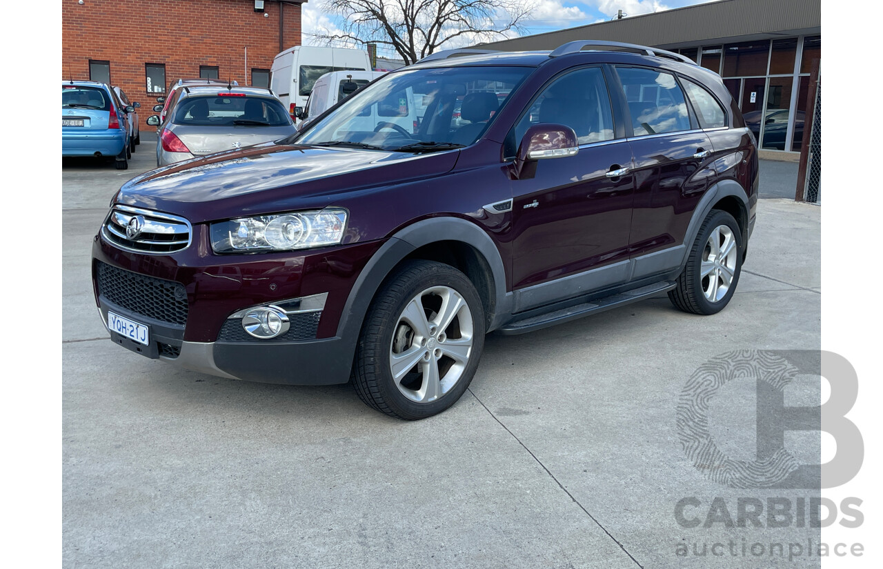7/2012 Holden Captiva 7 LX (4x4) CG SERIES II 4d Wagon Red 2.2L