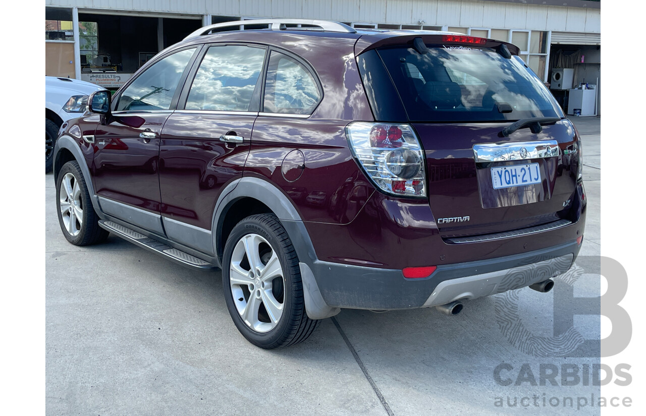 7/2012 Holden Captiva 7 LX (4x4) CG SERIES II 4d Wagon Red 2.2L