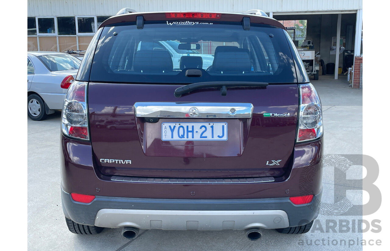 7/2012 Holden Captiva 7 LX (4x4) CG SERIES II 4d Wagon Red 2.2L