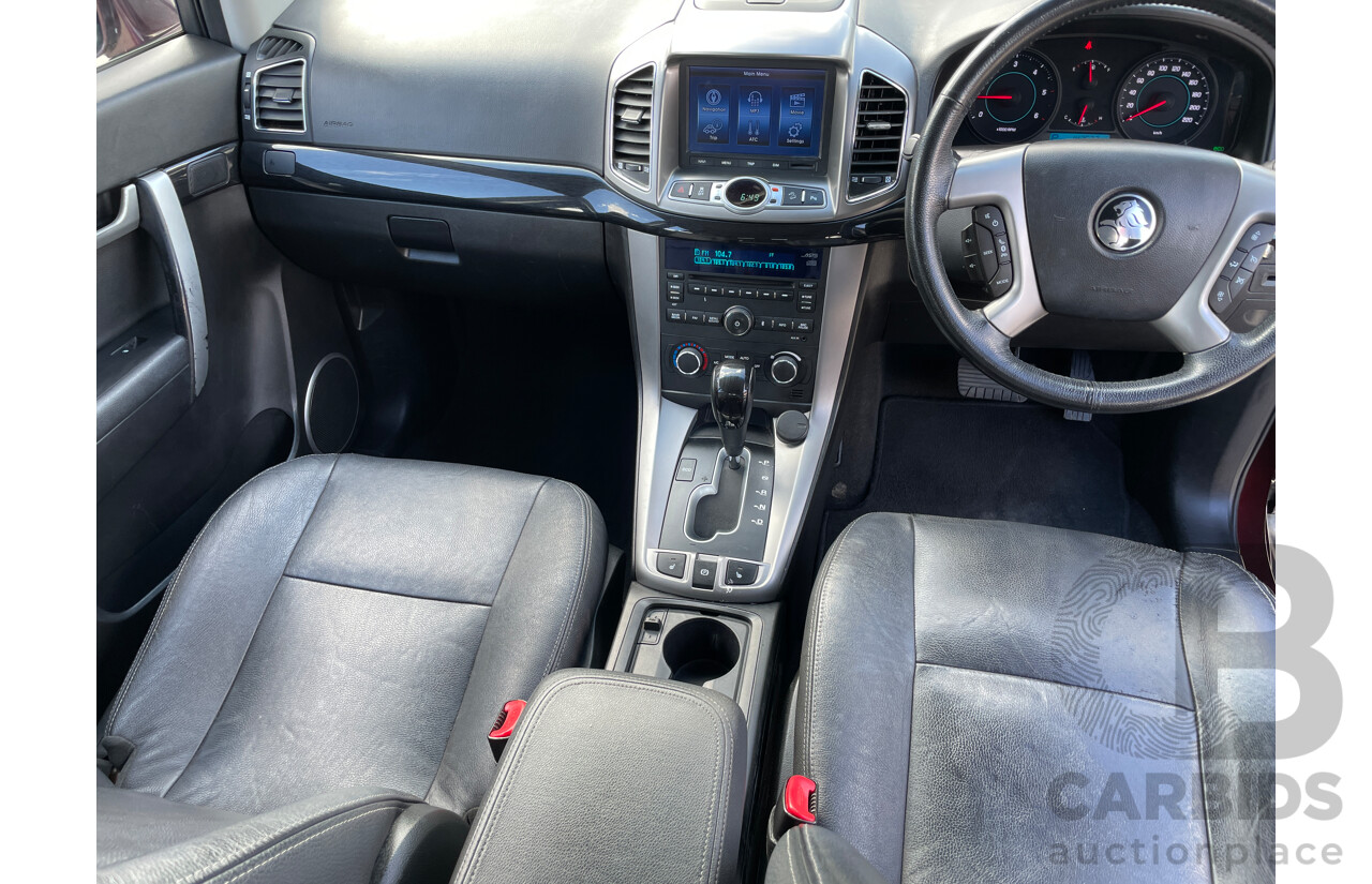 7/2012 Holden Captiva 7 LX (4x4) CG SERIES II 4d Wagon Red 2.2L