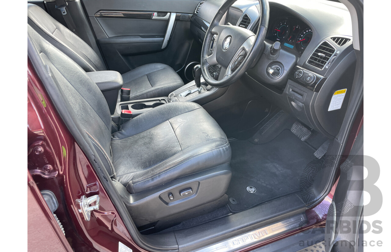 7/2012 Holden Captiva 7 LX (4x4) CG SERIES II 4d Wagon Red 2.2L