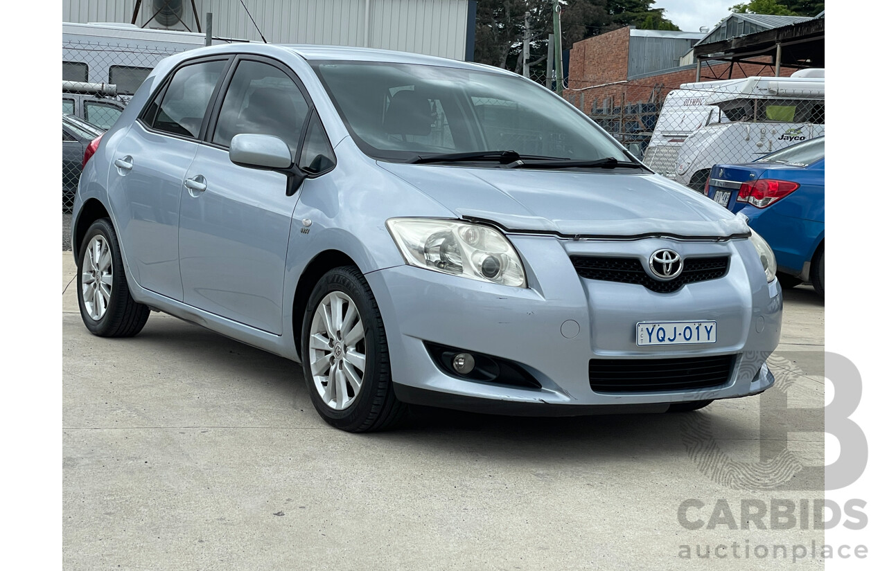 7/2007 Toyota Corolla Conquest ZRE152R 5d Hatchback Silver 1.8L