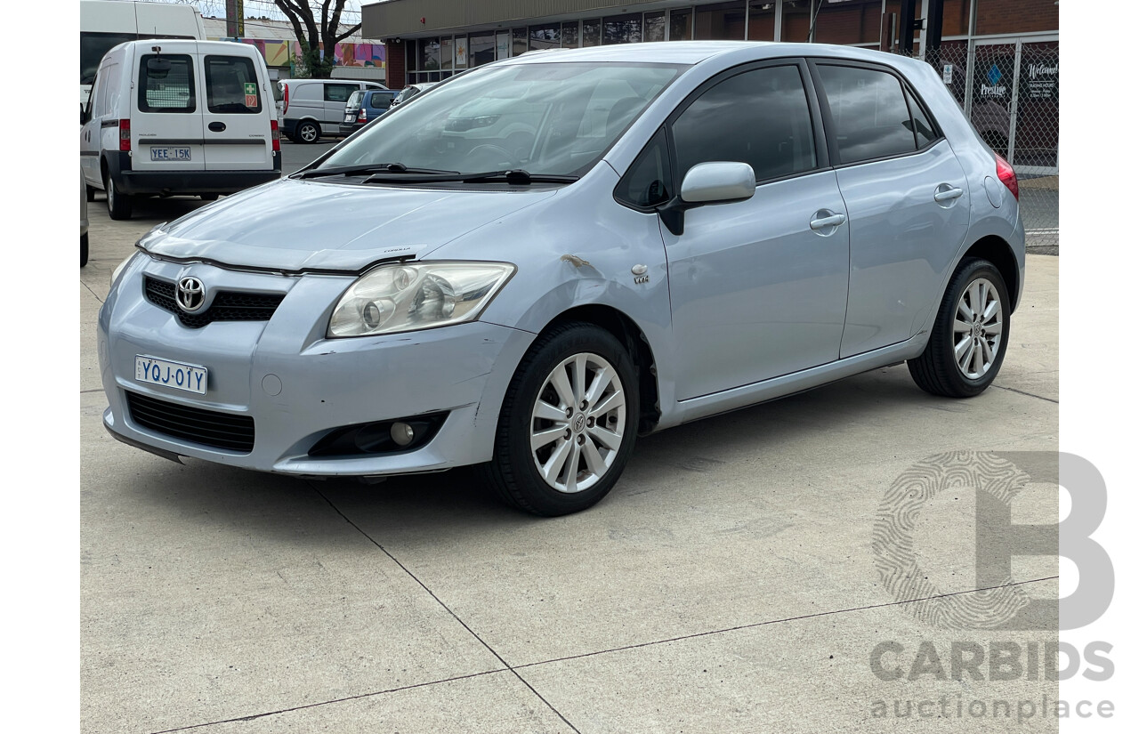 7/2007 Toyota Corolla Conquest ZRE152R 5d Hatchback Silver 1.8L