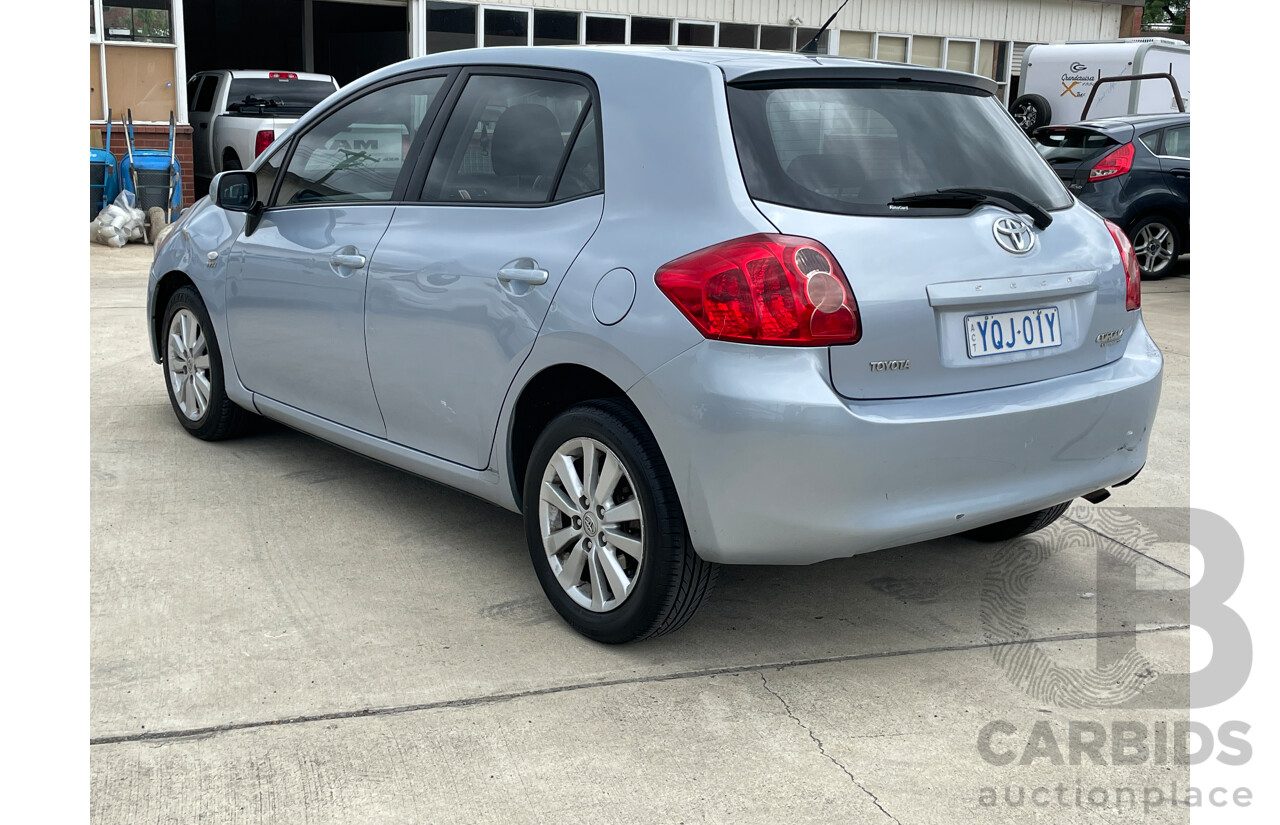 7/2007 Toyota Corolla Conquest ZRE152R 5d Hatchback Silver 1.8L