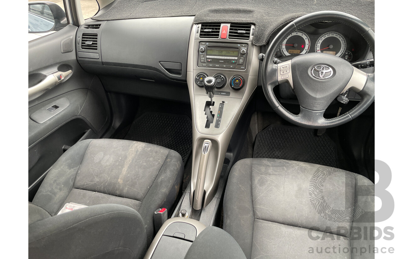 7/2007 Toyota Corolla Conquest ZRE152R 5d Hatchback Silver 1.8L