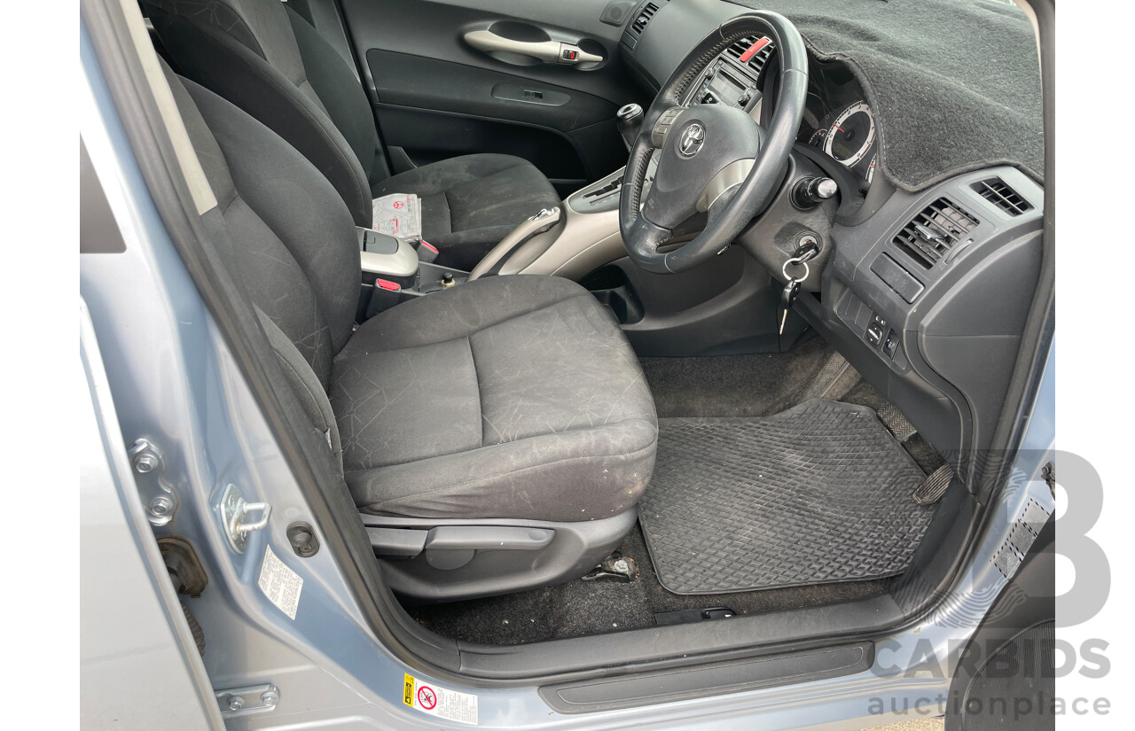 7/2007 Toyota Corolla Conquest ZRE152R 5d Hatchback Silver 1.8L