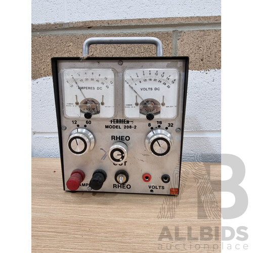 Vintage Ferrier 208-2 Electrical Test Equipment - Quantity of 3