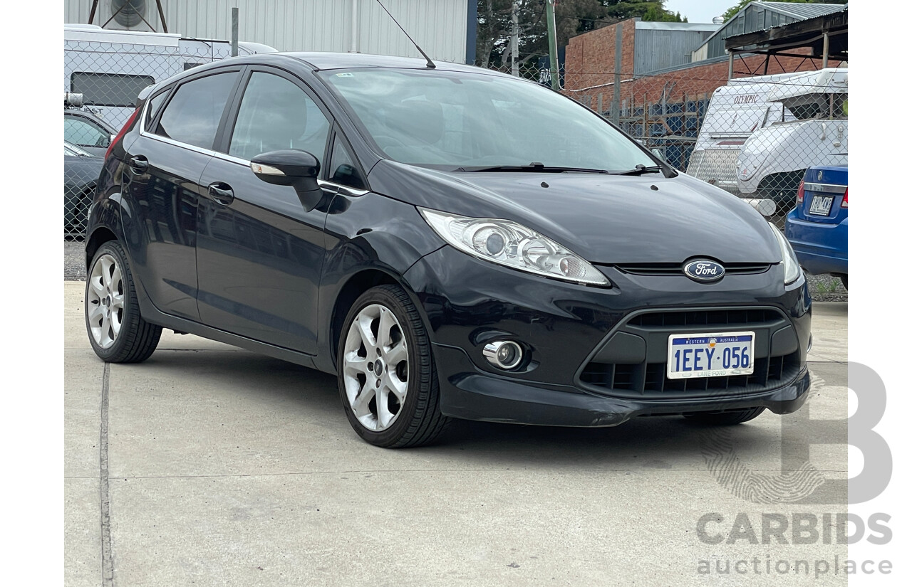 5/2010 Ford Fiesta Zetec WS 5d Hatchback Black 1.4L