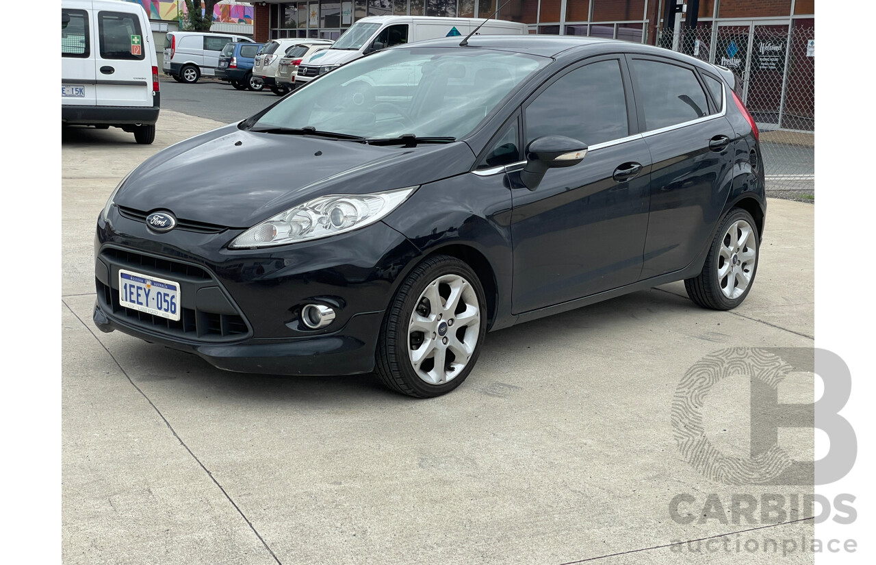 5/2010 Ford Fiesta Zetec WS 5d Hatchback Black 1.4L