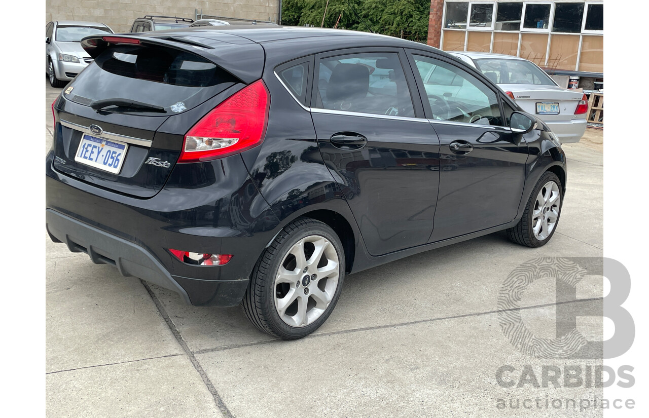 5/2010 Ford Fiesta Zetec WS 5d Hatchback Black 1.4L
