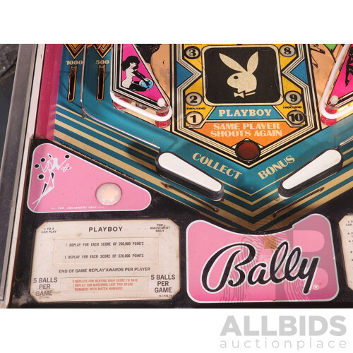12/1978 Playboy (1116-E) Bally Solid State Pinball Machine