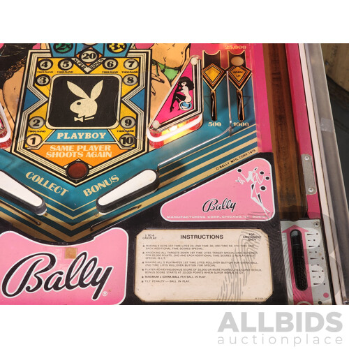 12/1978 Playboy (1116-E) Bally Solid State Pinball Machine
