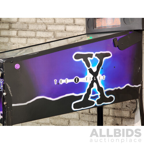 09/1997 the X-Files (46) Sega Pinball Solid State Electronic Pinball Machine
