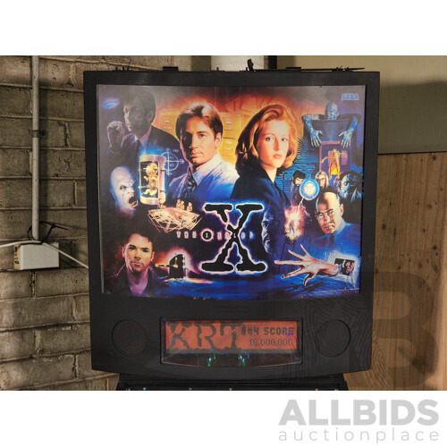09/1997 the X-Files (46) Sega Pinball Solid State Electronic Pinball Machine