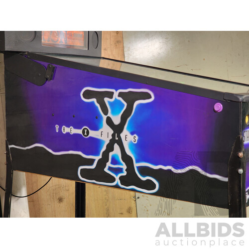 09/1997 the X-Files (46) Sega Pinball Solid State Electronic Pinball Machine