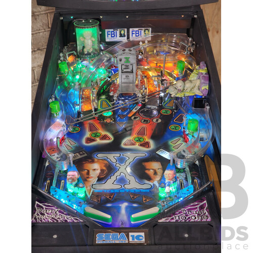 09/1997 the X-Files (46) Sega Pinball Solid State Electronic Pinball Machine