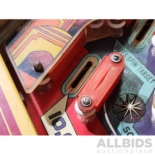 10/1979 Genie (435) D. Gottlieb & Co. Solid State Electronic Pinball Machine