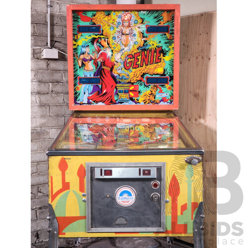 10/1979 Genie (435) D. Gottlieb & Co. Solid State Electronic Pinball Machine