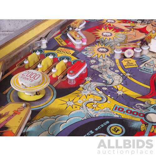 10/1979 Genie (435) D. Gottlieb & Co. Solid State Electronic Pinball Machine