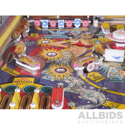 10/1979 Genie (435) D. Gottlieb & Co. Solid State Electronic Pinball Machine
