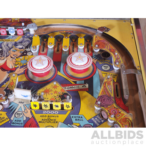 10/1979 Genie (435) D. Gottlieb & Co. Solid State Electronic Pinball Machine