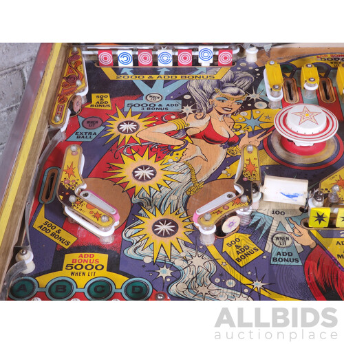 10/1979 Genie (435) D. Gottlieb & Co. Solid State Electronic Pinball Machine