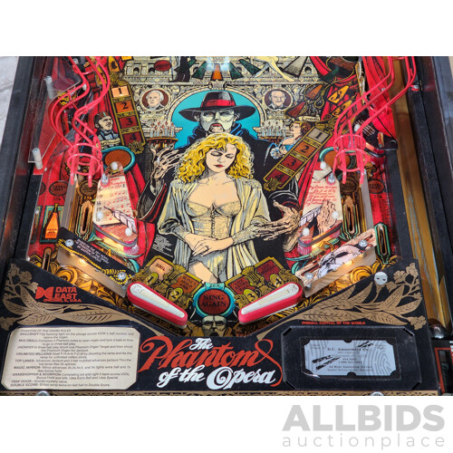 01/1990 Phantom of the Opera (500-5508-01) Data East Solid State Pinball Machine