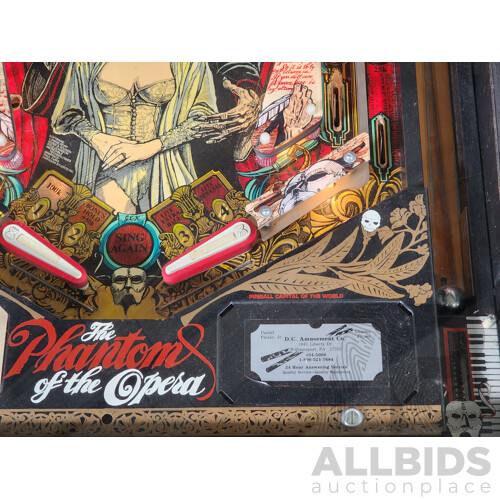 01/1990 Phantom of the Opera (500-5508-01) Data East Solid State Pinball Machine