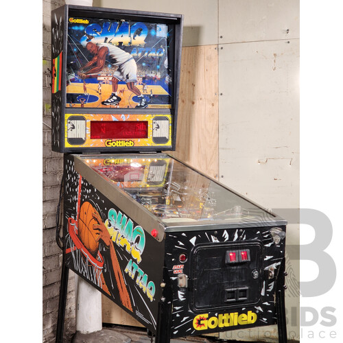 02/1995 Shaq Attaq (743) Premier Pinball Solid State Pinball Machine