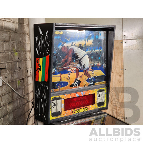 02/1995 Shaq Attaq (743) Premier Pinball Solid State Pinball Machine