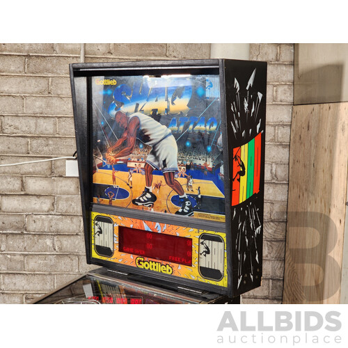 02/1995 Shaq Attaq (743) Premier Pinball Solid State Pinball Machine