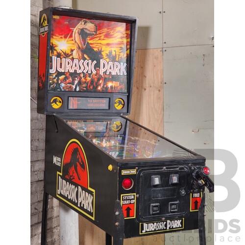 04/1993 Jurassic Park (500-5520-01) Data East Solid State Pinball