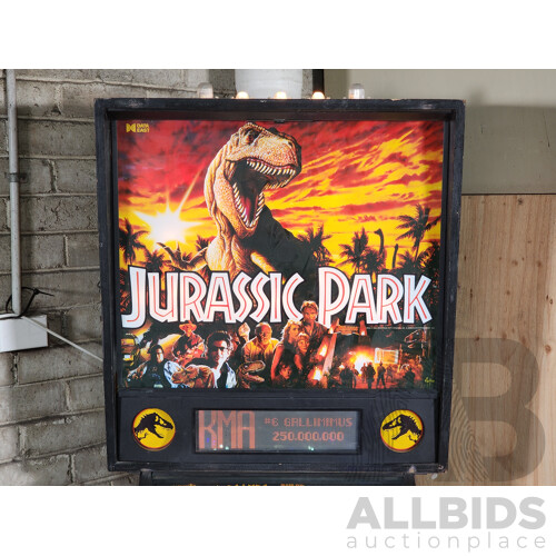 04/1993 Jurassic Park (500-5520-01) Data East Solid State Pinball